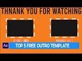 Top 5 YouTube Endscreen/Outro Templates Free Download + No Copyright #4