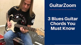 3 Blues Guitar Chords You Must Know with Steve Stine  | Blues Licks Workshop - Part 5