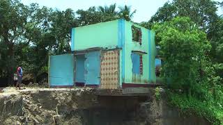 Meghna River Erosion| Brahmanbaria River erosion animation