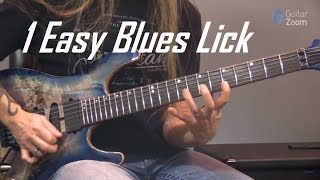 1 Easy Blues Lick | GuitarZoom.com | Steve Stine