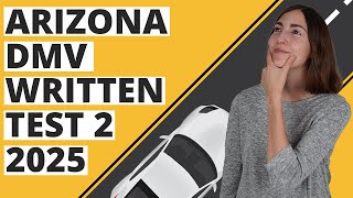 Arizona DMV Written Test 2 2025 (60 Questions with Explained Answers)