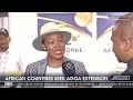 African countries seek AGOA extension