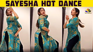 Sayesha Saigal Hot Clasical Dance | Arya | Sayyeshaa | Tamil Cinema News