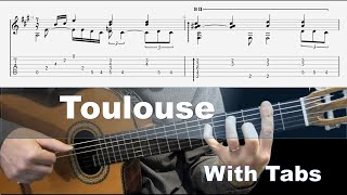 Toulouse - Claude Nougaro - Solo fingerstyle guitar