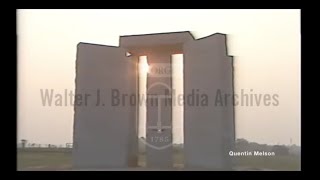 The Georgia Guidestones in Elberton, Ga. (July 16, 1981)