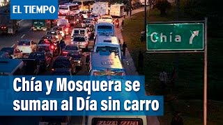 Por primera vez, los municipios de Chía y Mosquera se suman a la jornada del Día sin carro