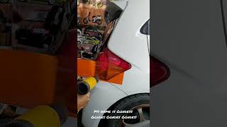 Smoke Lampu Belakang Brio Pakai Sticker Warna Orange