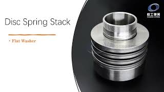 Disc Spring Stack with Height Limit design