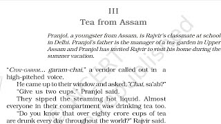 Tea From Assam | Glimpses of India Part 3 | Class 10 English | First Flight