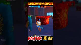 Raistar Best Gameplay Raistar Vs Pro Players Attitude Whatsaap Status1 v 4