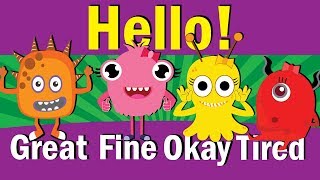 Hello Song | Hello, How Are You? | Hello Song for Kids | Kindergarten & ESL | Fun Kids English