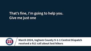 Hear Ingham County 9-1-1 Central Dispatch locate lost hikers using what3words