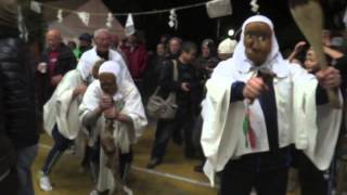 御幸神社花祭2013おきな、味噌ぬり、爺婆等