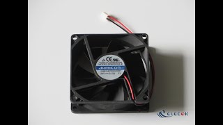 JF0825S2H-R 24V 0.15A 2wires Cooling Fan