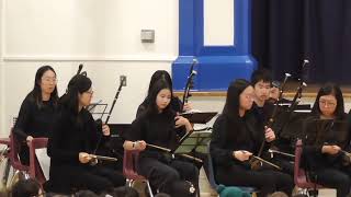 Apex, Toronto & Canadian Chinese Orchestra performs at Parkallen School in Edmonton, Canada