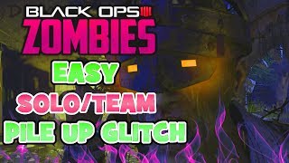 BLACK OPS 4 SOLO & TEAM BLOOD OF THE DEAD PILE UP GLITCH (After Patch 1.14) - NEW BO4 GLITCHES