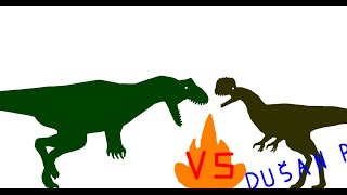 Allosaurus vs Monolophosaurus