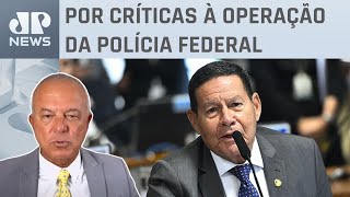 PSOL deverá pedir cassação do mandato de Hamilton Mourão no Senado; Motta analisa