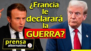 Macron dispuesto a levantarse en armas contra Trump... por Groenlandia!