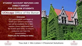 STUDENT ACCOUNT REFUNDS AND DIRECT DEPOSIT FOR COLLEGE STUDENTS