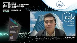 (GRB23) Best ATM Innovation: Rizal Commercial Banking Corporation