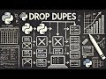 pandas drop duplicates explained