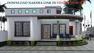 2 bedrooms simple village house plans | beautiful home I 34'x32' For One Brother  @My home plan