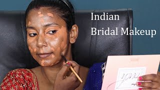 Indian Bridal Makeup ( HD Makeup)/  Indian Wedding Makeup Step By Step/ Self Bridal Makeup