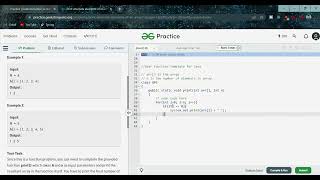 Print alternate elements of an array | GFG Practices