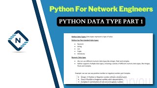 Python for Network Engineer | Python Data Type Part 1 | Video 3