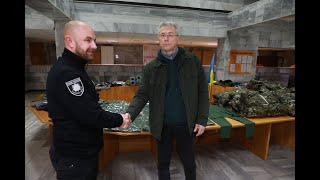 Поліція Запорізької області отримала зимовий одяг та необхідне спорядження