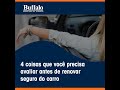 4 coisas que você precisa avaliar antes de renovar seguro do carro