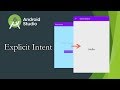 Android Explicit Intent Switch Between Activities & Pass Data | Java