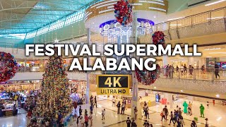 4K | FESTIVAL SUPERMALL ALABANG Quick Walk Tour | Philippines - December 2021