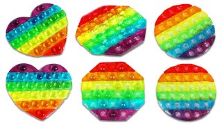 How to Make Satisfying Rainbow Gummy Pop Its | Fun & Easy DIY Jello Treats!