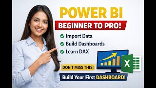 Power BI for Beginners – Full Starter Guide | Build Your First Dashboard Step by Step