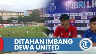 Ditahan Imbang Dewa United di Lanjutan Liga 1, Pelatih Arema FC Soroti Penyelesaian Akhir