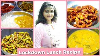 # 19 ഊണ് തയ്യാറായിണ്ട് ട്ടോ വന്നോളൂ Lockdown Lunch Recipe