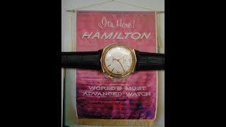 c1963 Hamilton Nautilus 400 Electric vintage watch - just serviced