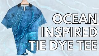 Ocean Inspired Tie Dye Tee Shirt - Tie Dye with Dad