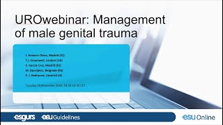 UROwebinar: The management of Male Genital trauma