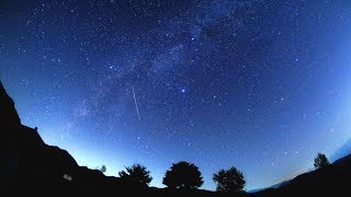 秋の展望台で見た夏の天の川