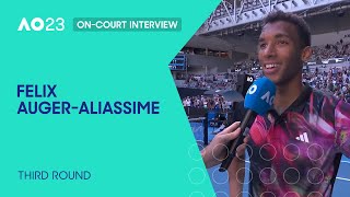 Felix Auger-Aliassime On-Court Interview | Australian Open 2023 Third Round
