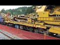 track and ballast replacement with a puscal ii in mülenen switzerland 21.8.12