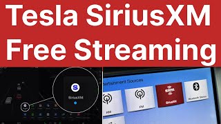 SiriusXM Internet Free Streaming on Tesla, Cybertruck