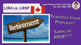 What are locked-in plans? Is a LIRA/ LRSP the same as RRSP? Transfer pension when you change jobs?