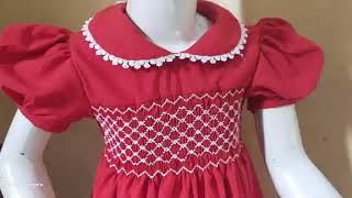 New smocking Frock hend embroidery