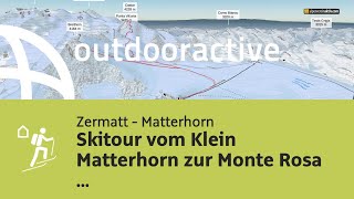 Skidurchquerung in Zermatt - Matterhorn: Skitour vom Klein Matterhorn zur ...