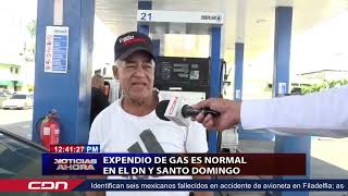 Expendido de gas es normal en el DN y Santo Domingo