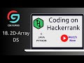 18. 2D Array  DS - Hackerrank